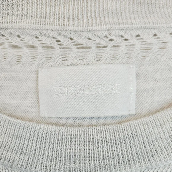 Zadig & Voltaire 100% Merino Wool Lightweight Sweater size Small - Picture 11 of 13